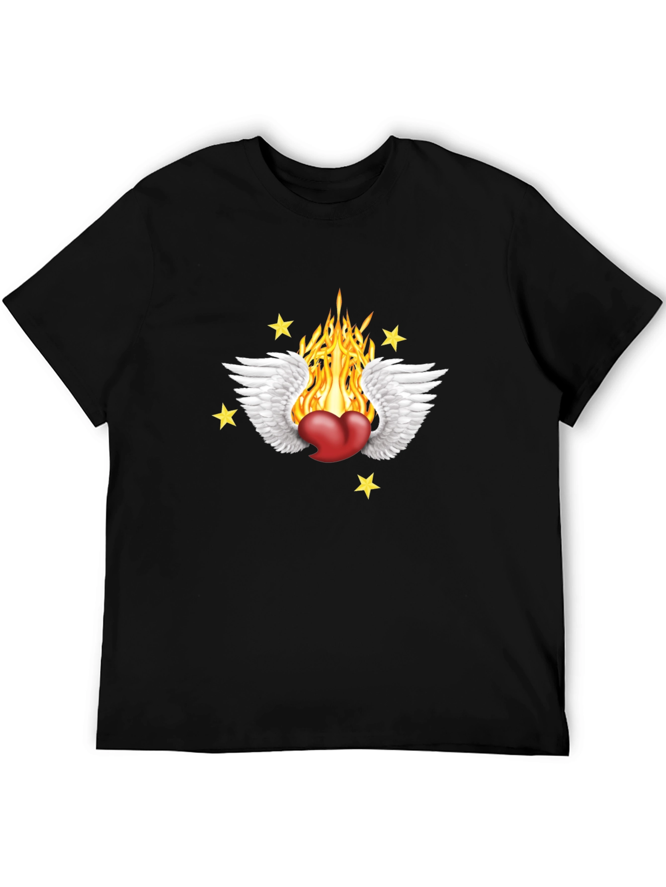 Heart On Fire Graphic Tee