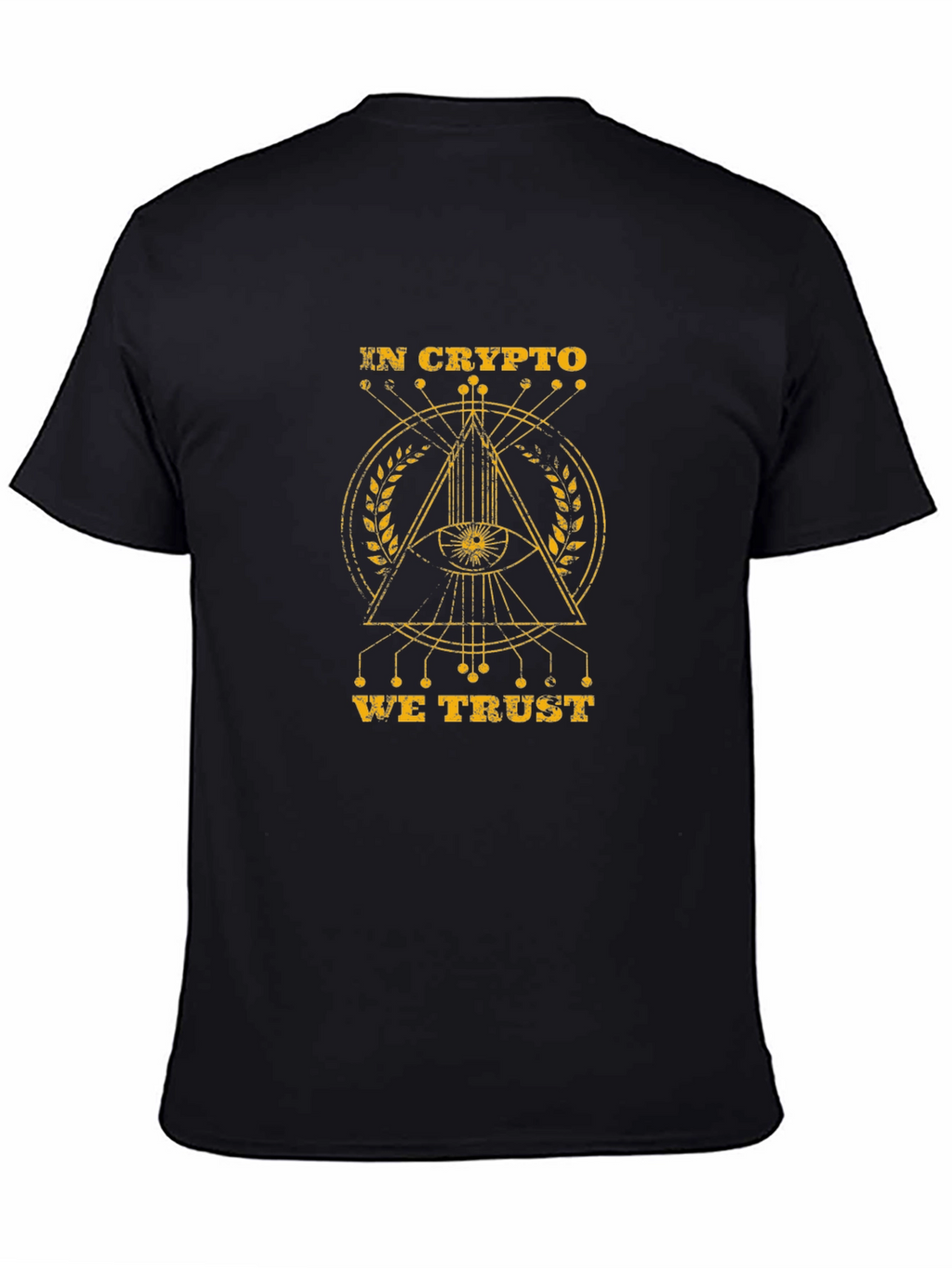 In Crypto We Trust T-Shirt - Illuminati Style