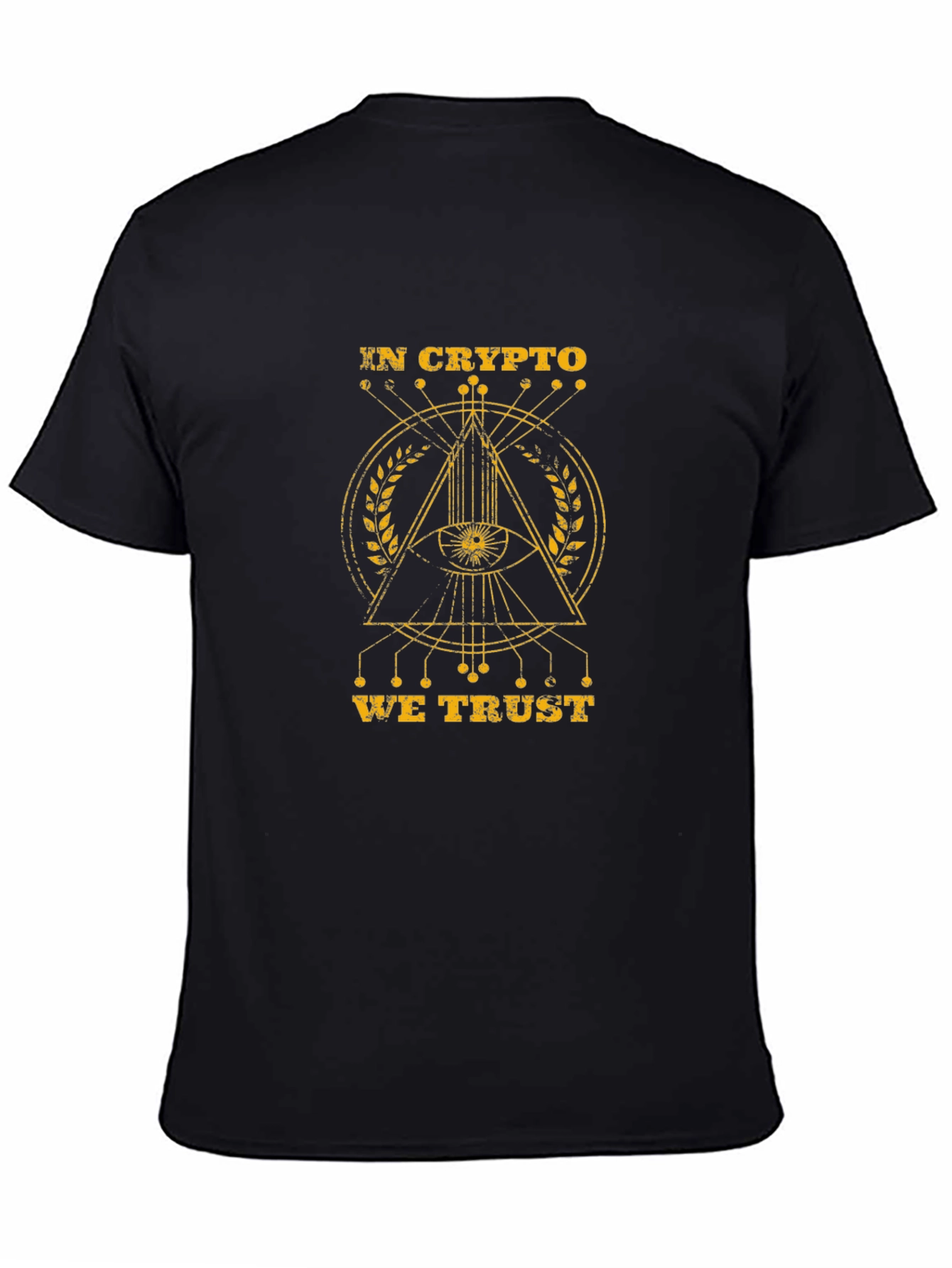 In Crypto We Trust T-Shirt - Illuminati Style