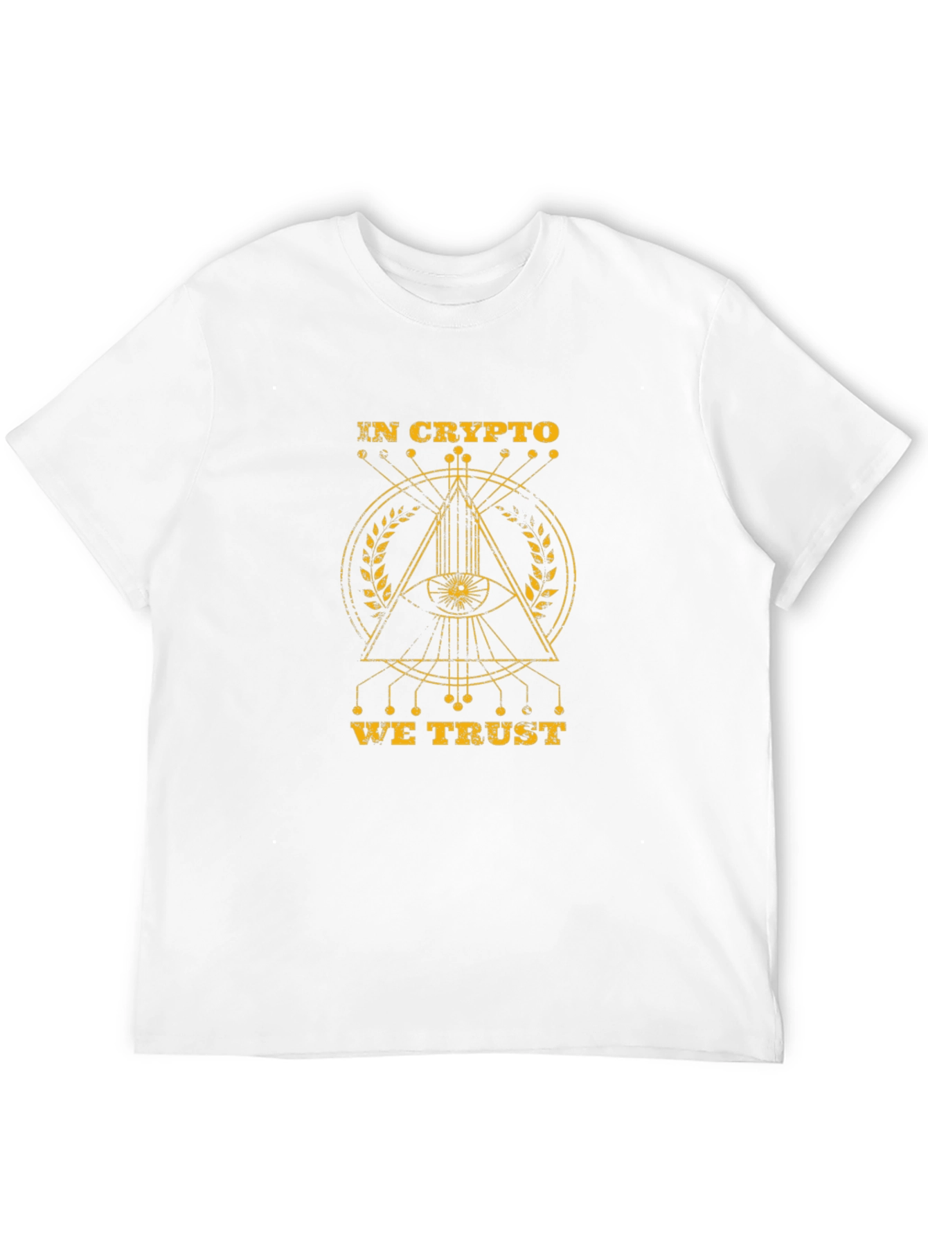 In Crypto We Trust T-Shirt - Illuminati Style