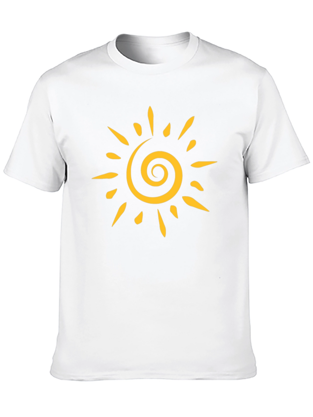 Sun Graphic Tee - Casual Black T-Shirt