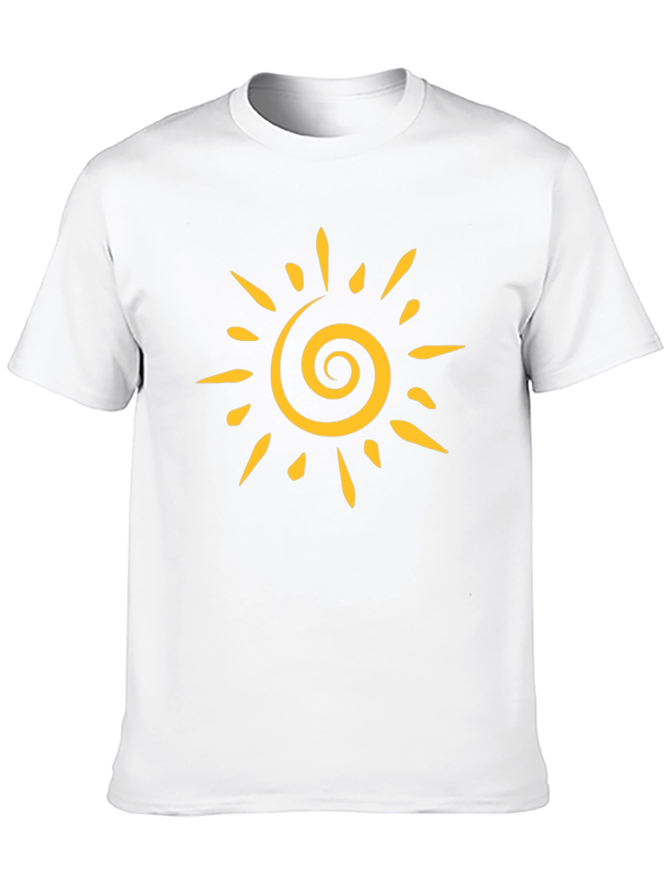 Sun Graphic Tee - Casual Black T-Shirt