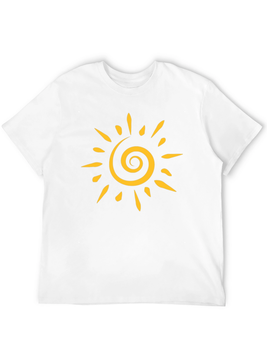 Sun Graphic Tee - Casual Black T-Shirt