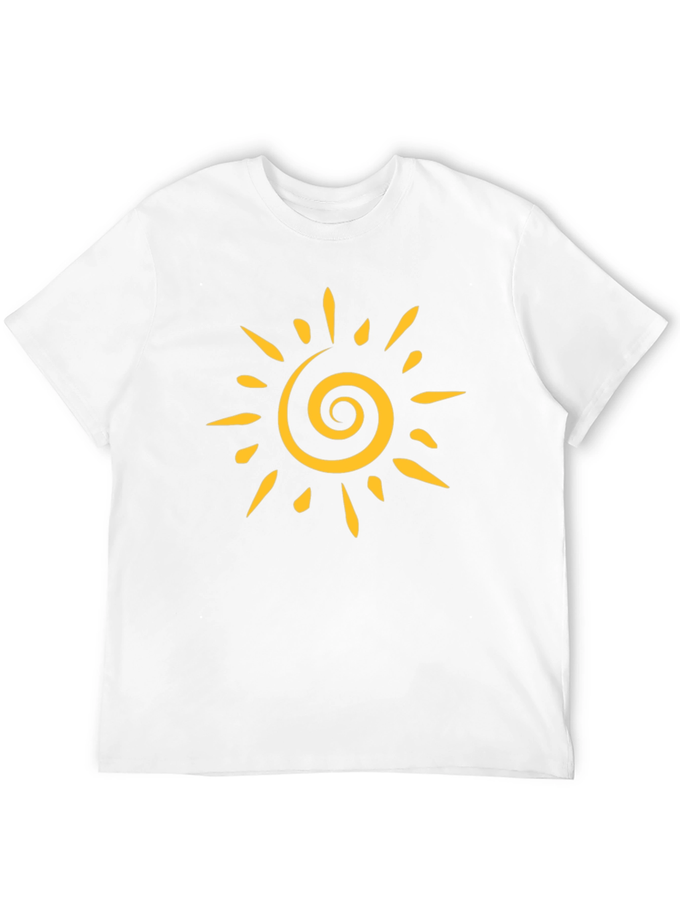 Sun Graphic Tee - Casual Black T-Shirt