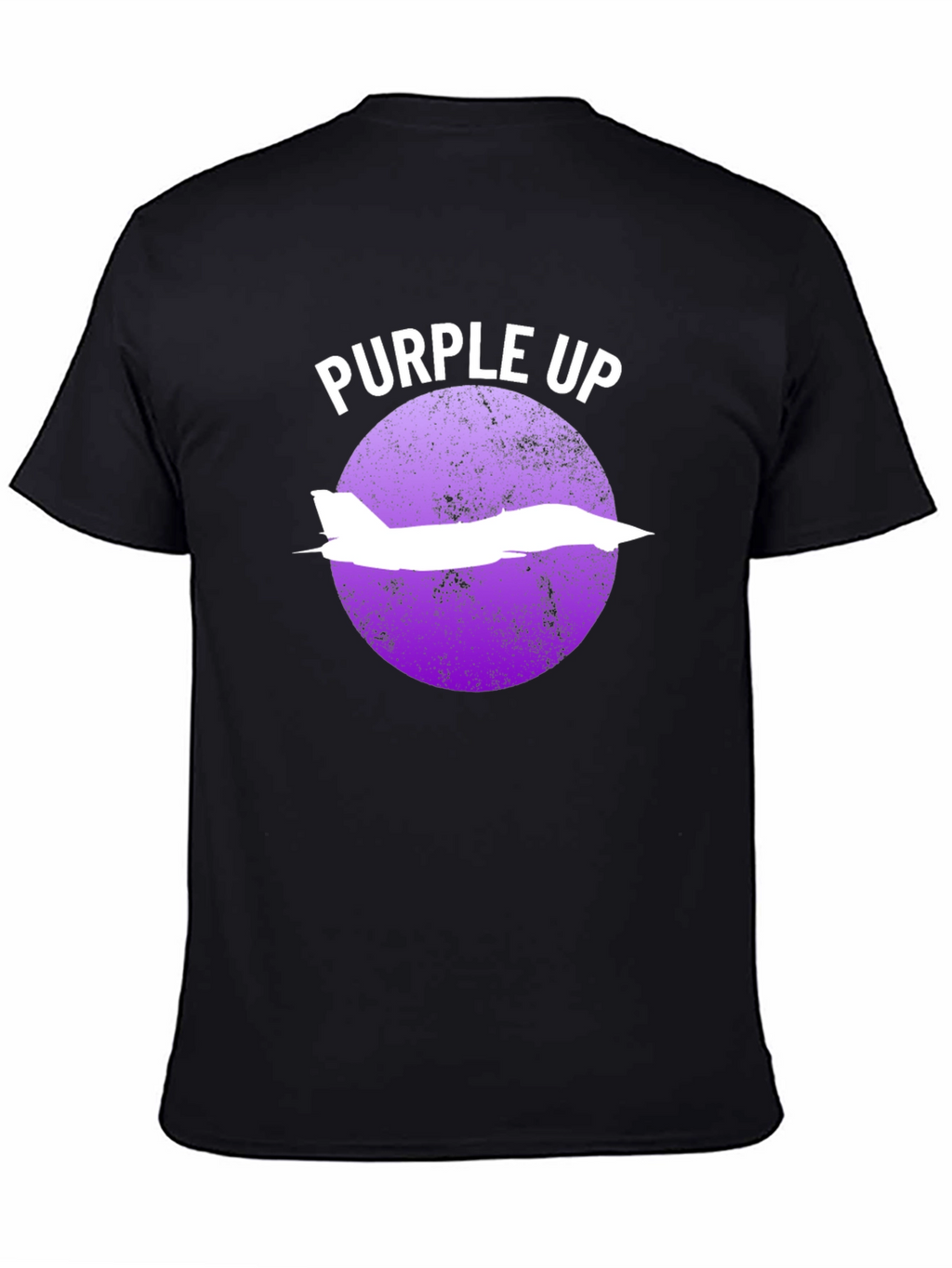 Purple Up T-Shirt with Jet Graphic