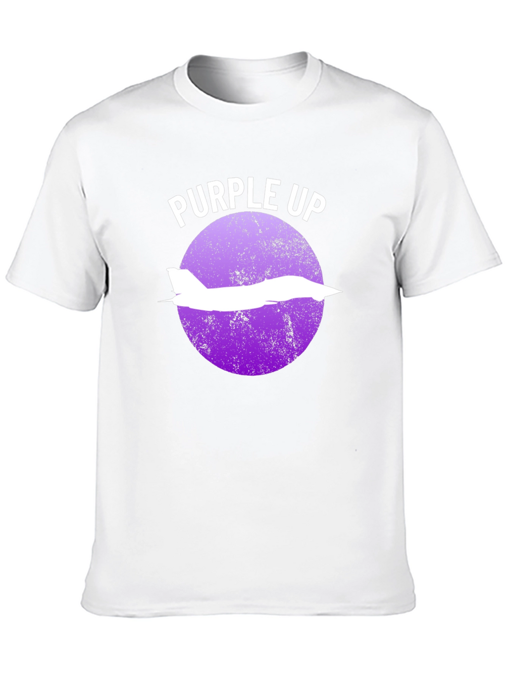 Purple Up T-Shirt with Jet Graphic