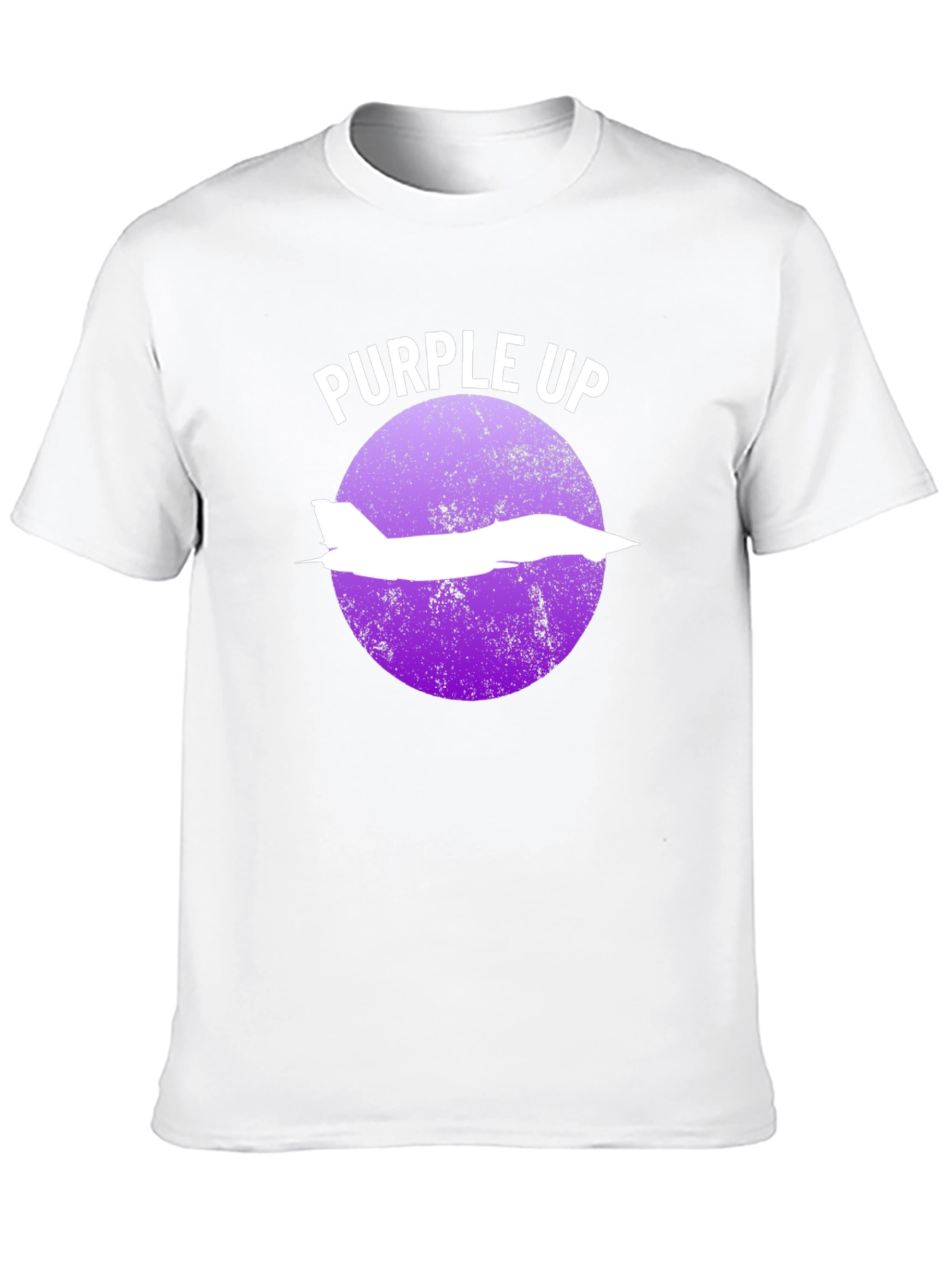 Purple Up T-Shirt with Jet Graphic