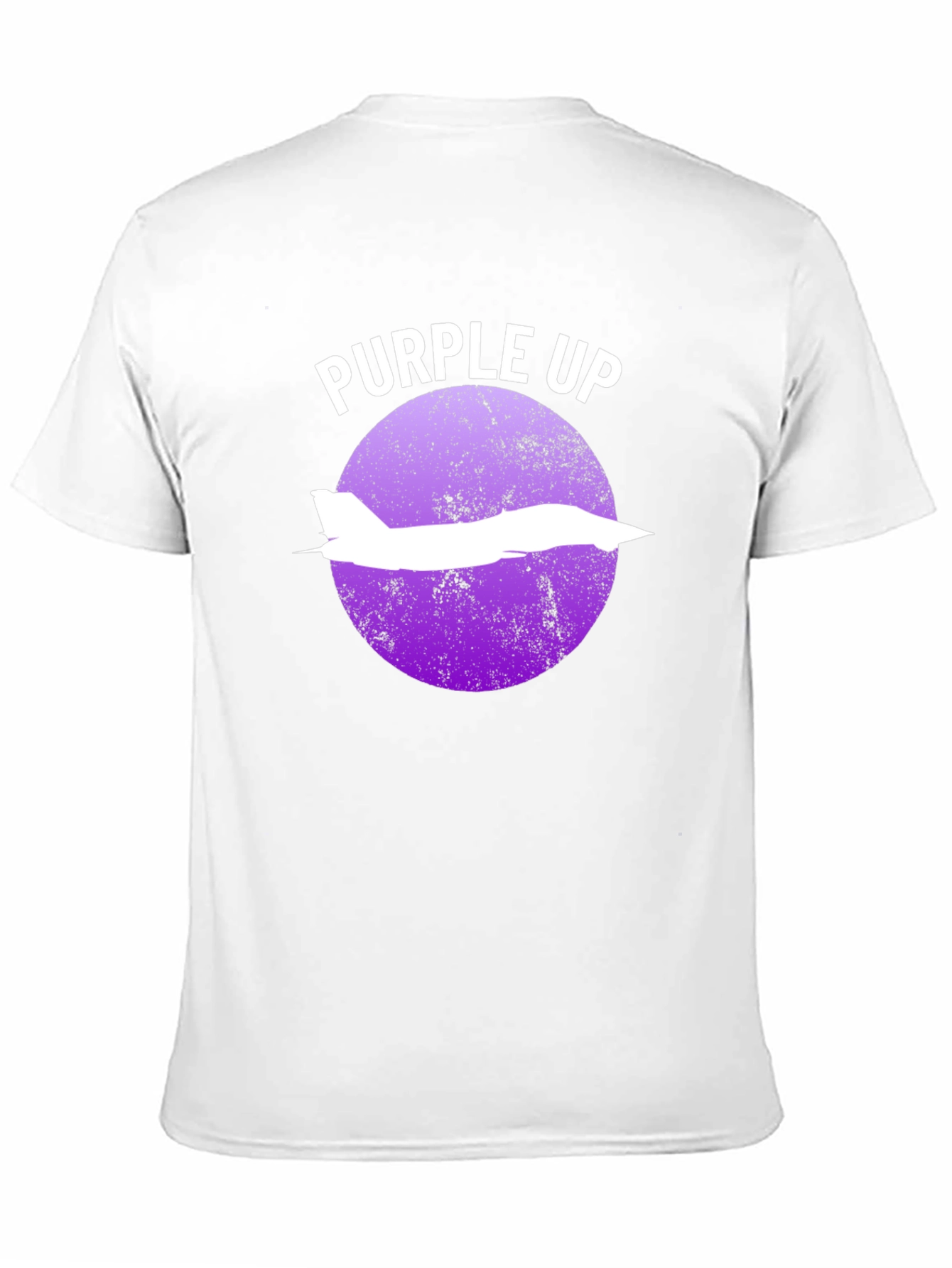 Purple Up T-Shirt with Jet Graphic