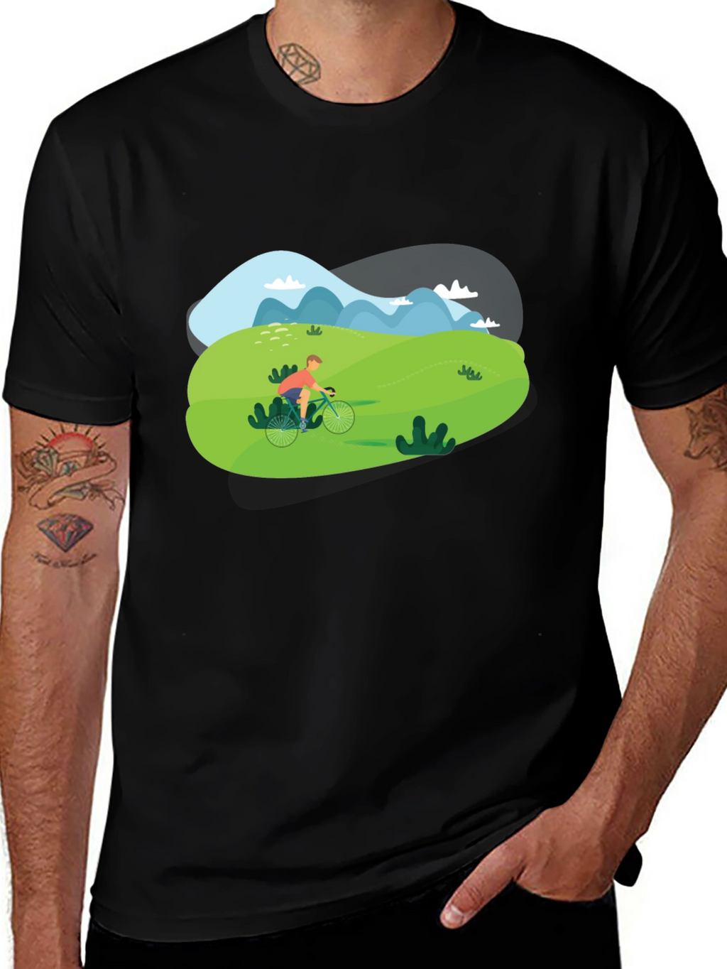 Nature Cycling T-Shirt - Adventure Ready!