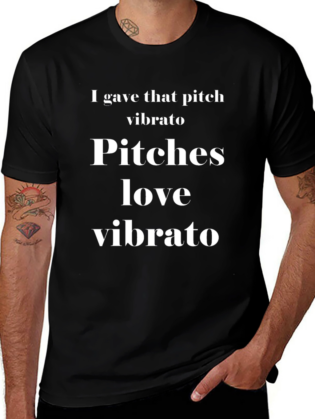 Pitchers Love Vibrato Graphic T-Shirt
