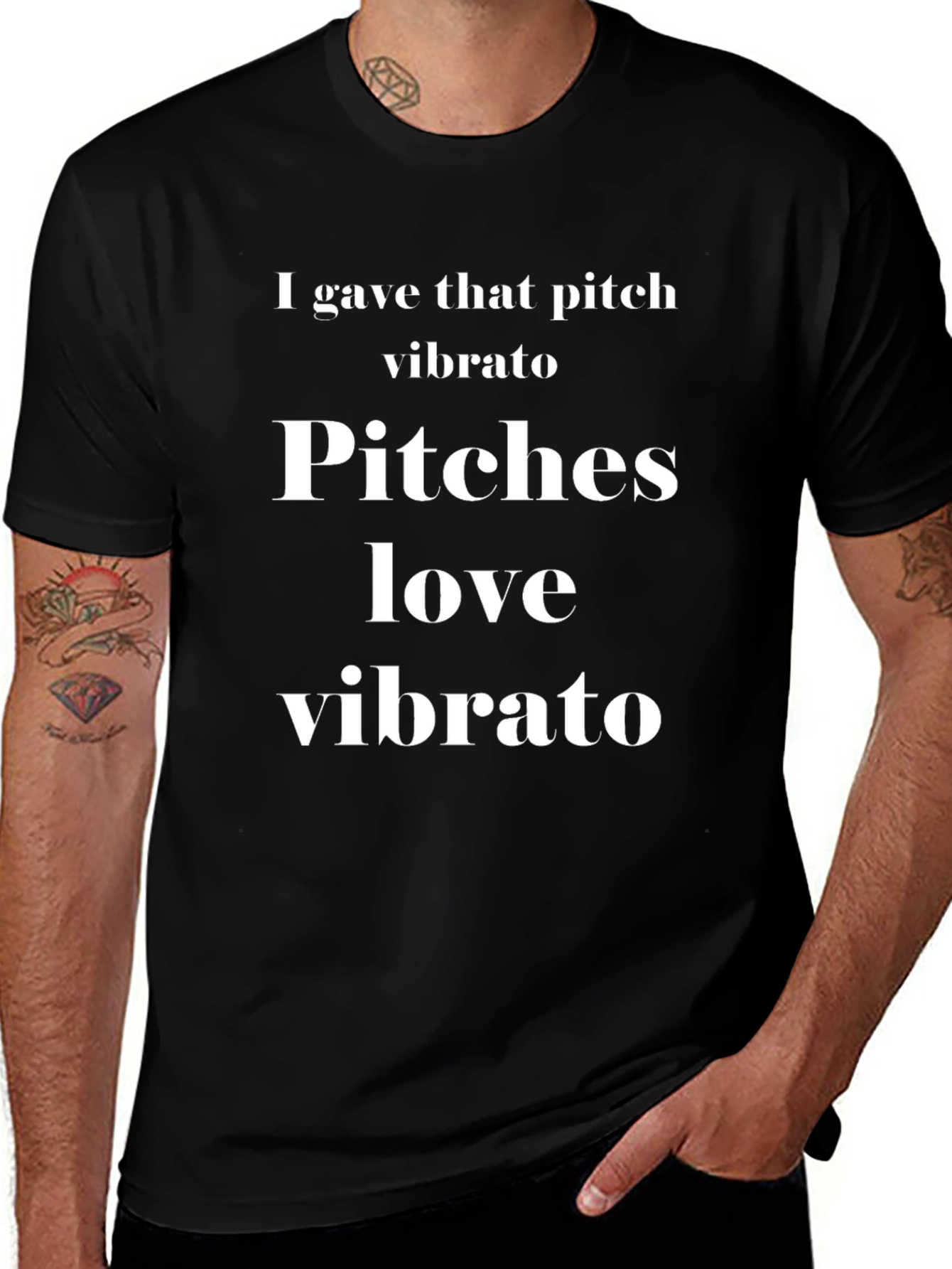 Pitchers Love Vibrato Graphic T-Shirt