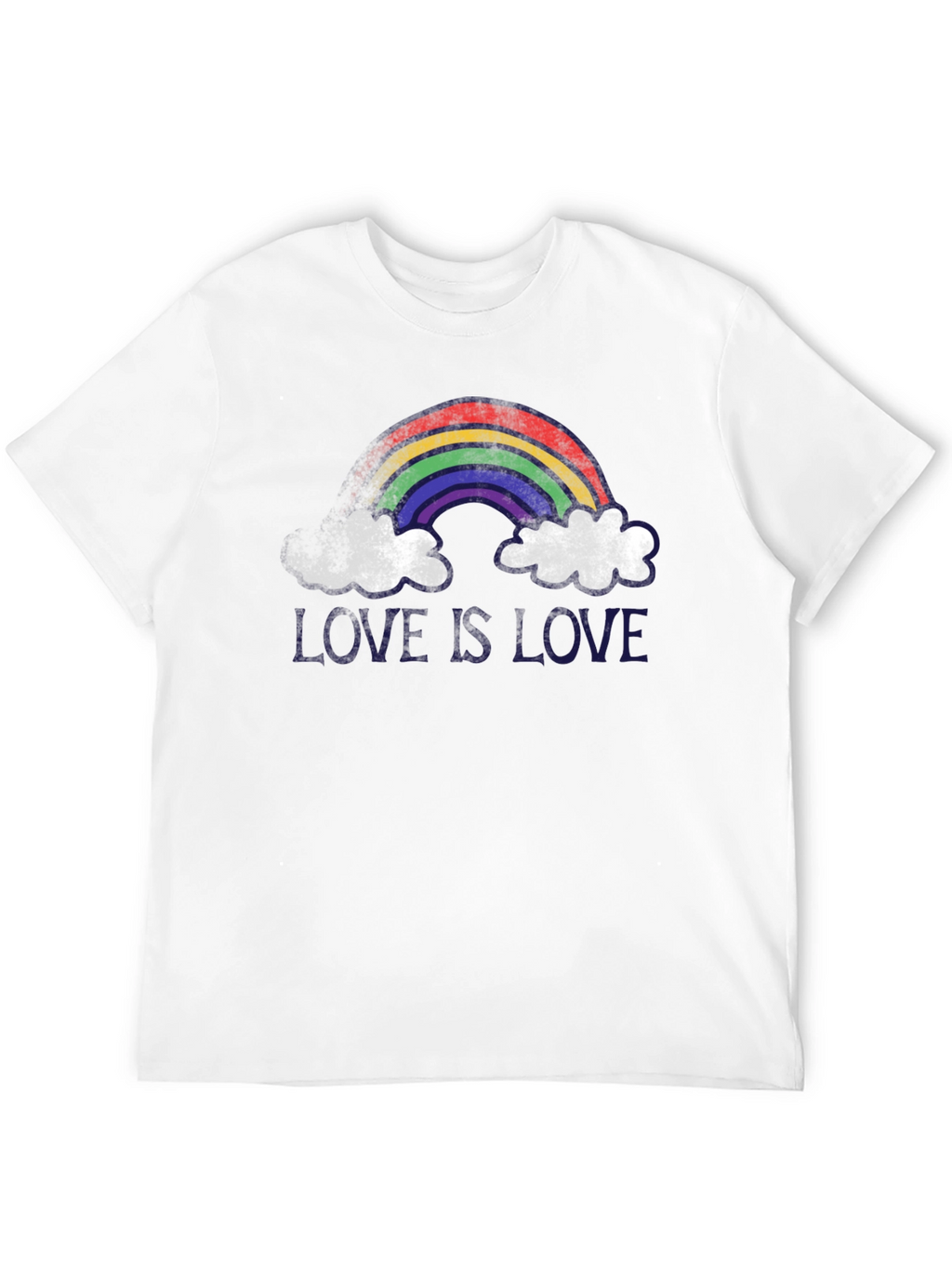 Love is Love Rainbow Graphic Tee - Black