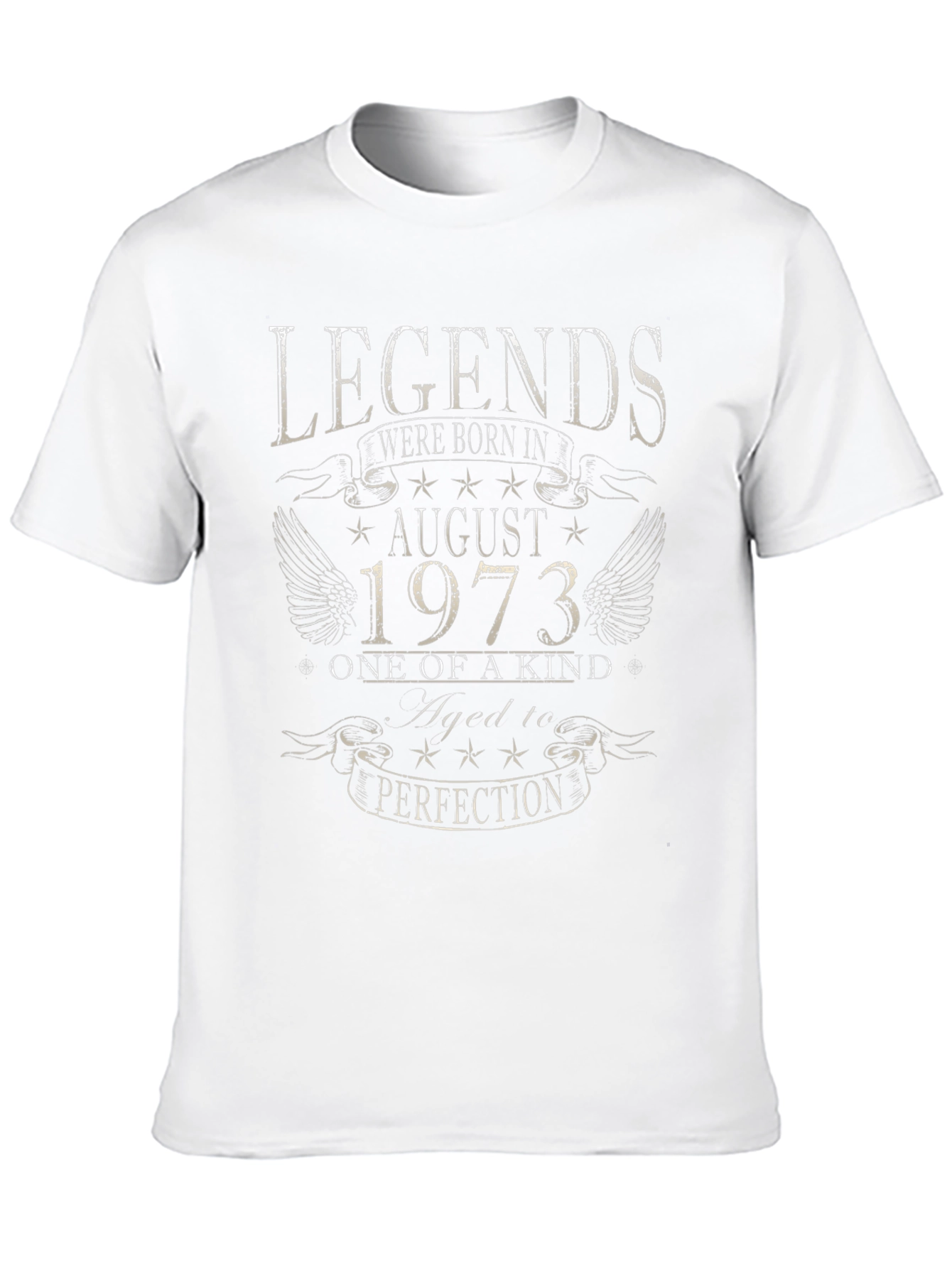 Legends August 1973 Birthday T-Shirt