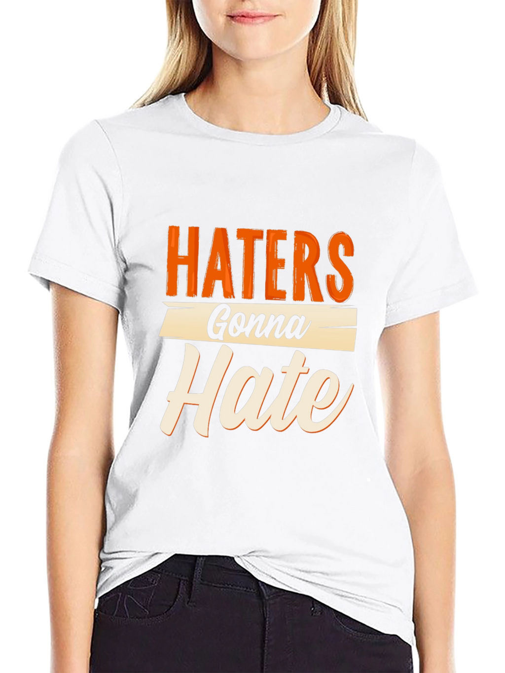Haters Gonna Hate Graphic Tee - Trendy Sarcastic T-Shirt