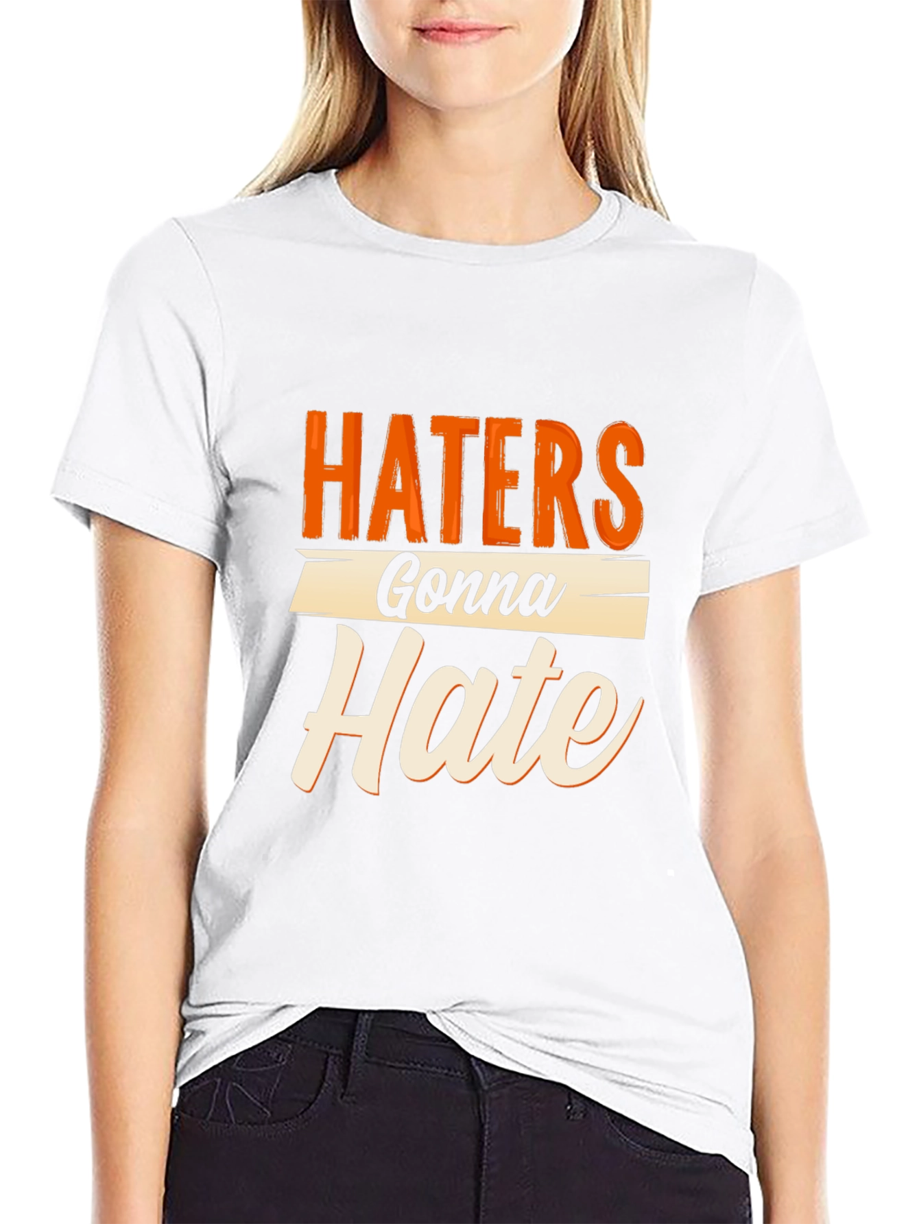 Haters Gonna Hate Graphic Tee - Trendy Sarcastic T-Shirt