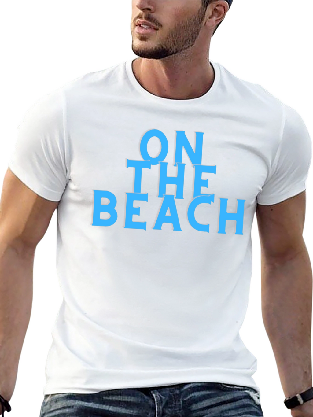 On The Beach Graphic T-Shirt - Casual Summer Wear