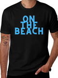 On The Beach Graphic T-Shirt - Casual Summer Wear