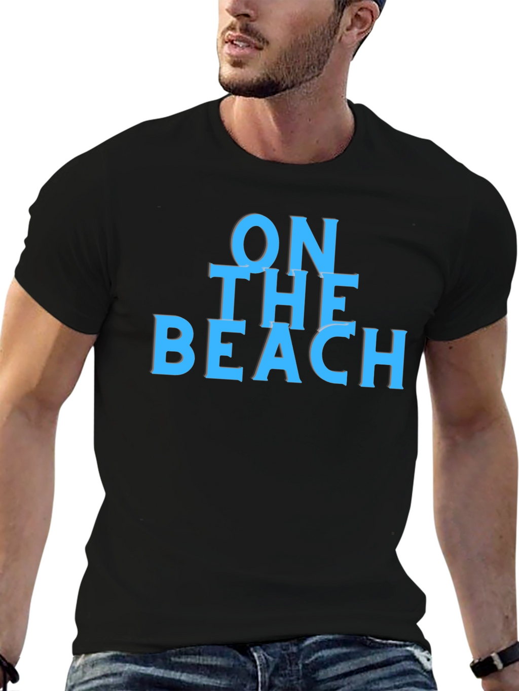 On The Beach Graphic T-Shirt - Casual Summer Wear