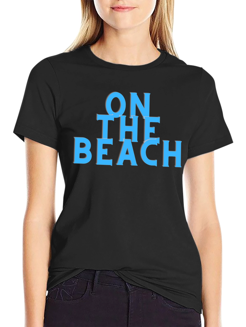 On The Beach Graphic T-Shirt - Casual Summer Wear