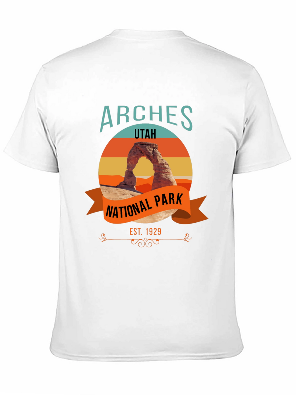 Arches National Park Black T-Shirt