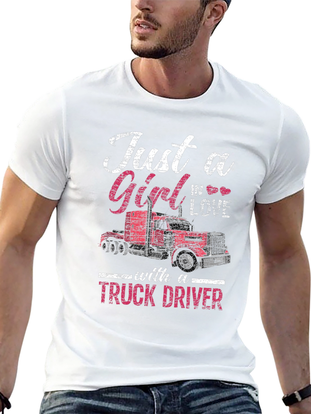 Truck Driver Girls Love T-Shirt