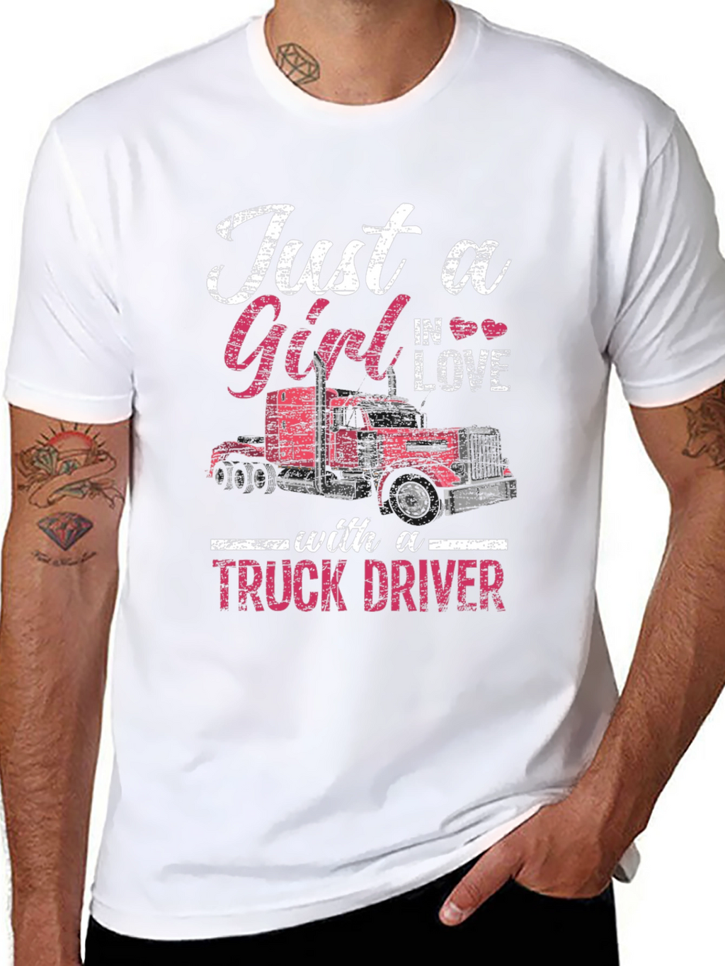 Truck Driver Girls Love T-Shirt