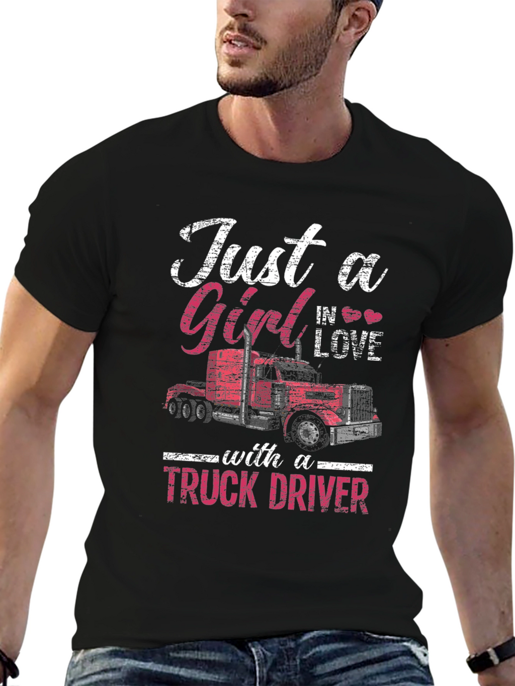Truck Driver Girls Love T-Shirt