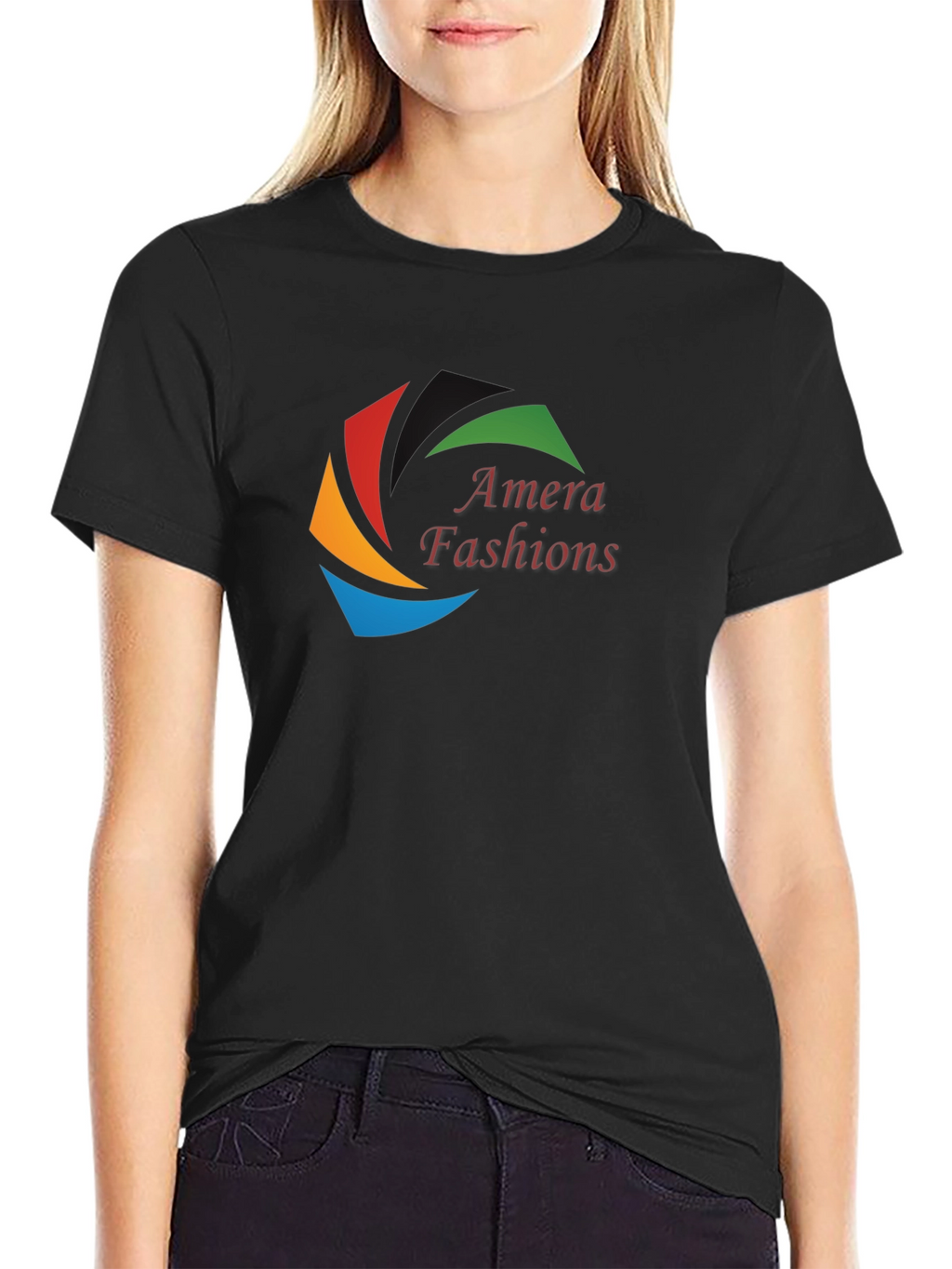 Mens Black Graphic T-Shirt - Amara Fashions