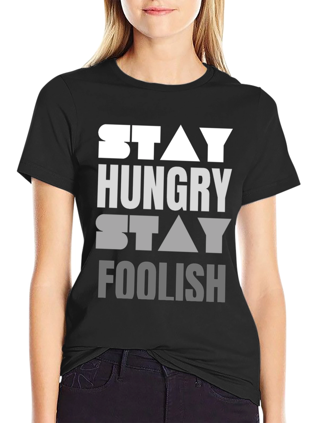 Stay Hungry Stay Foolish Graphic T-Shirt