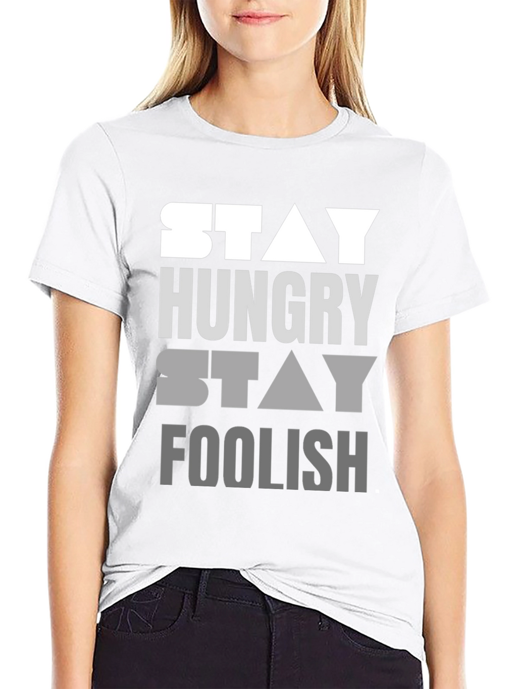 Stay Hungry Stay Foolish Graphic T-Shirt