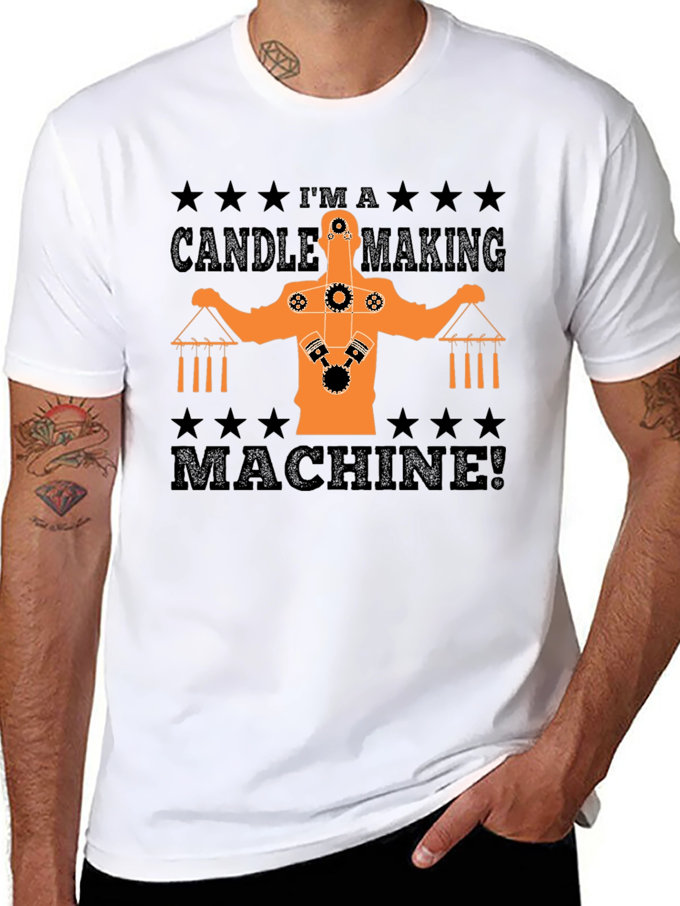 Candle Making Machine T-Shirt Funny Gift