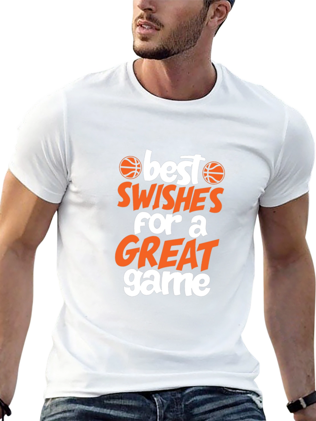 Basketball Best Swishes Graphic Tee