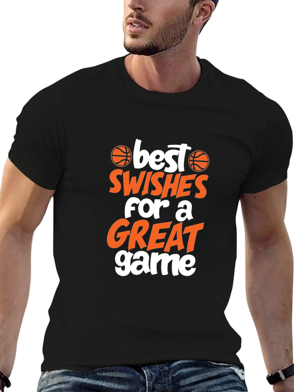 Basketball Best Swishes Graphic Tee