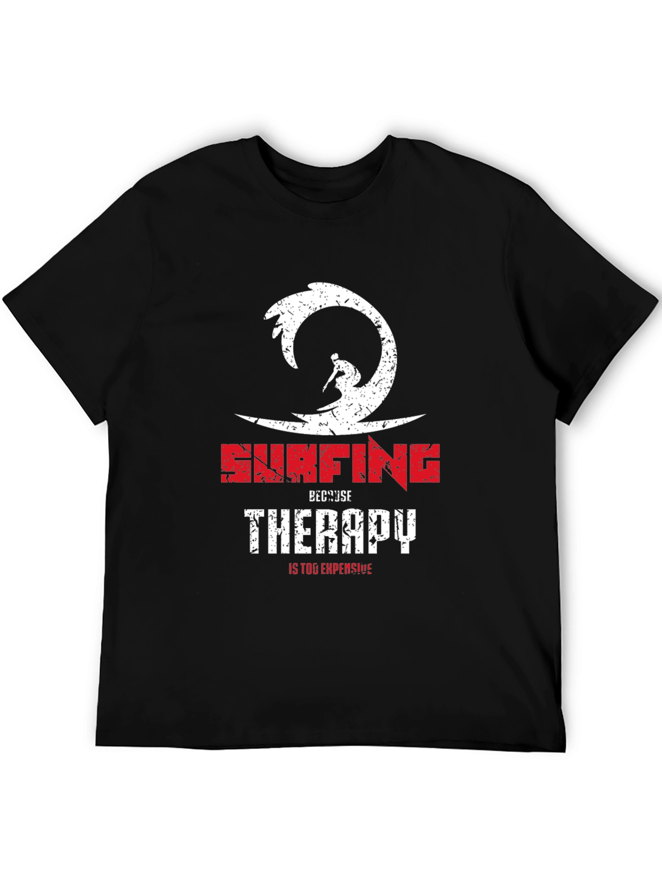 Surfing Therapy Graphic Tee - Stylish Comfort