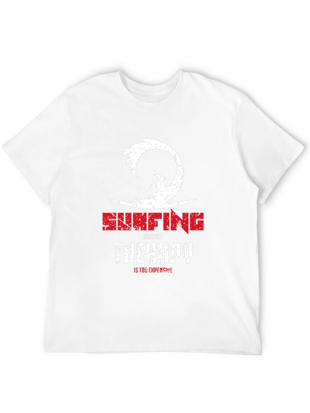 Surfing Therapy Graphic Tee - Stylish Comfort