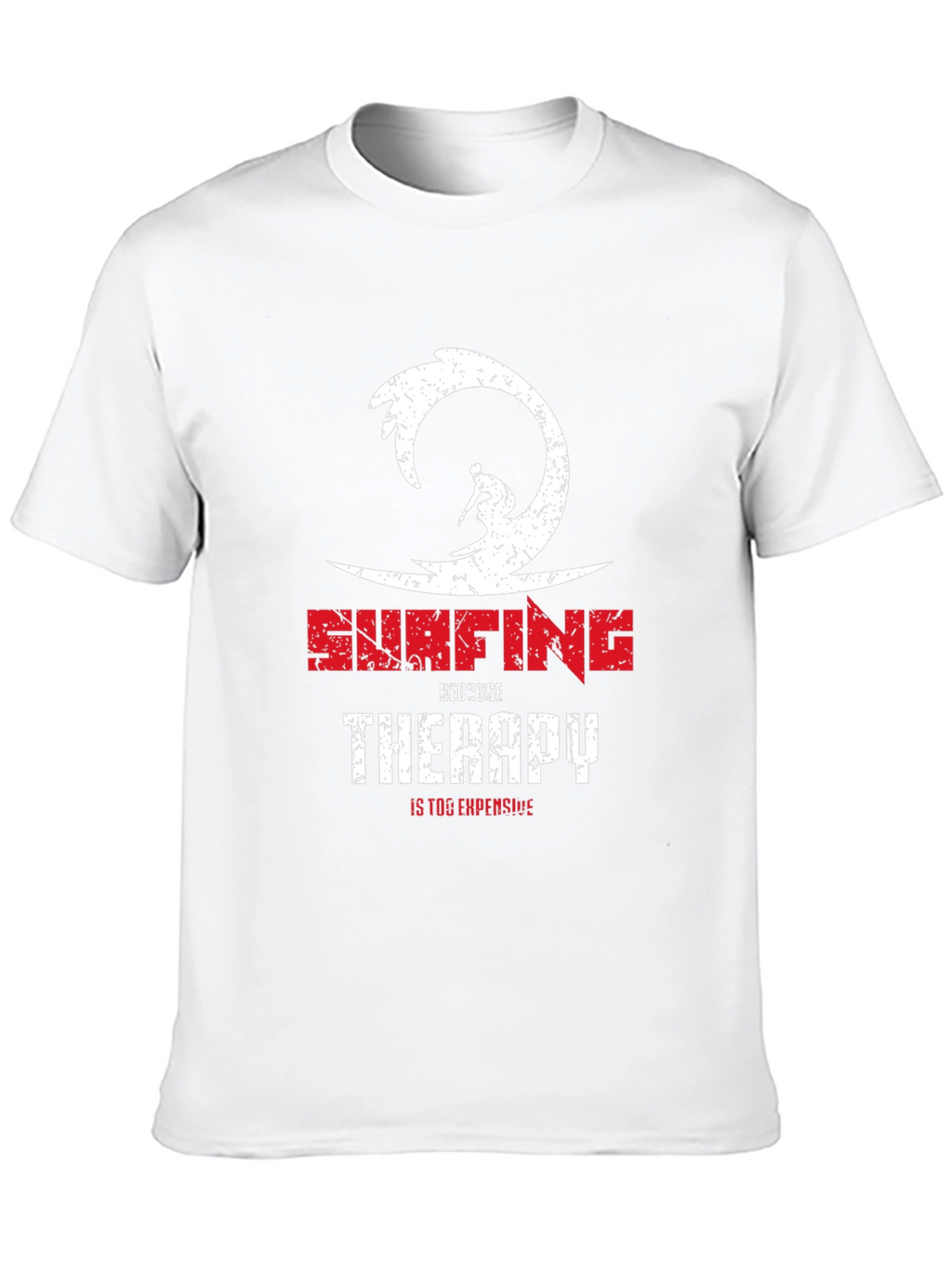 Surfing Therapy Graphic Tee - Stylish Comfort