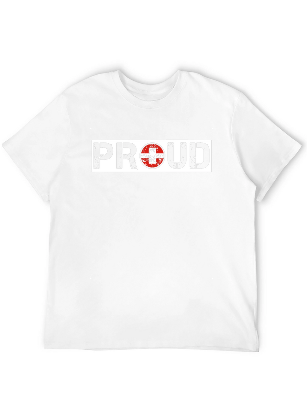 Proud Switzerland Flag Graphic T-Shirt