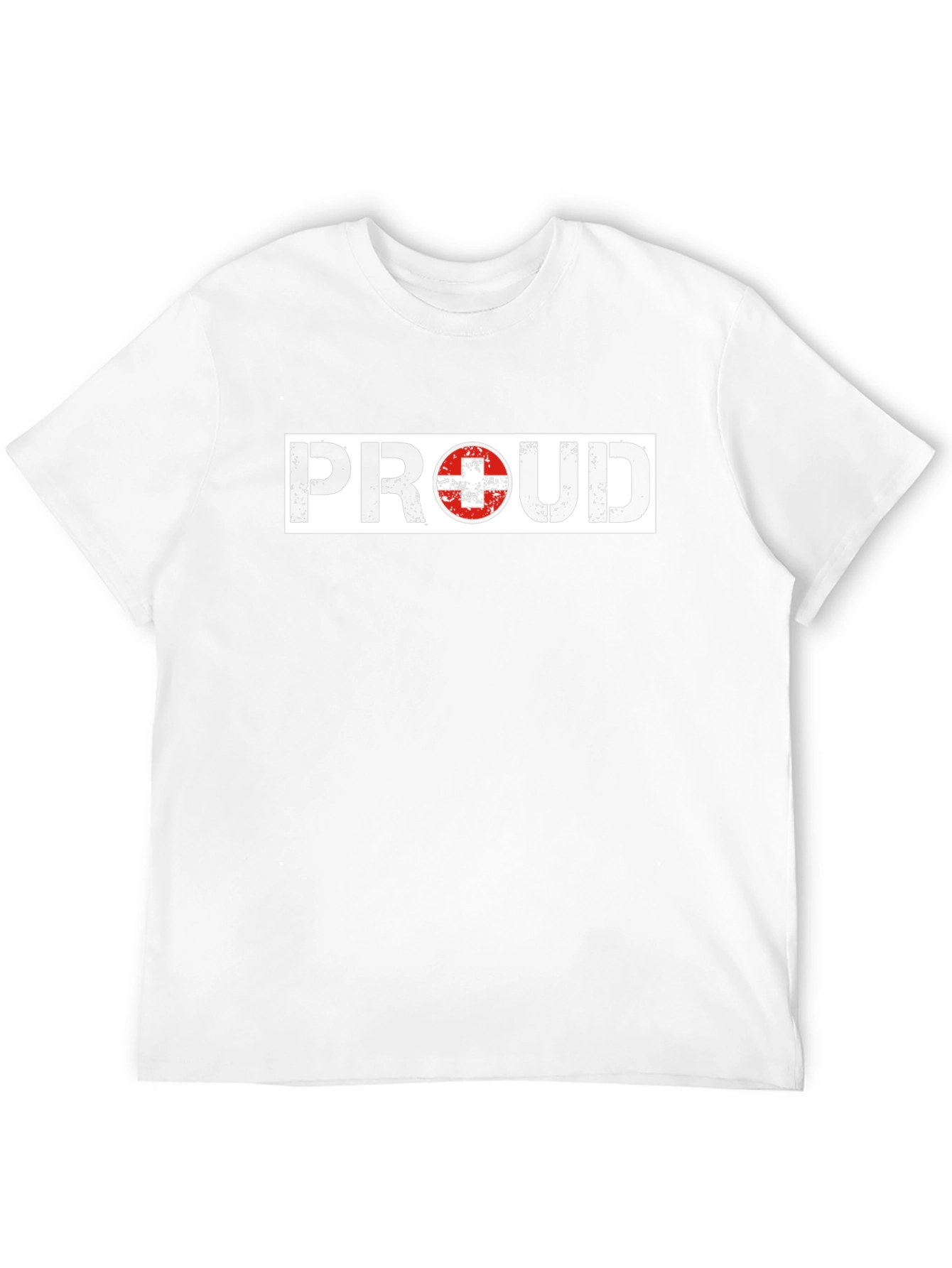 Proud Switzerland Flag Graphic T-Shirt