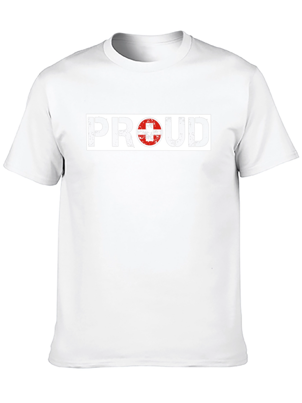 Proud Switzerland Flag Graphic T-Shirt