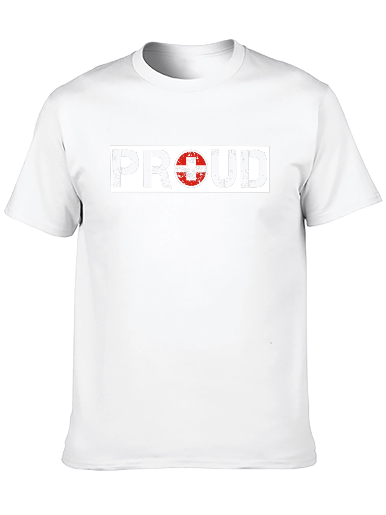 Proud Switzerland Flag Graphic T-Shirt