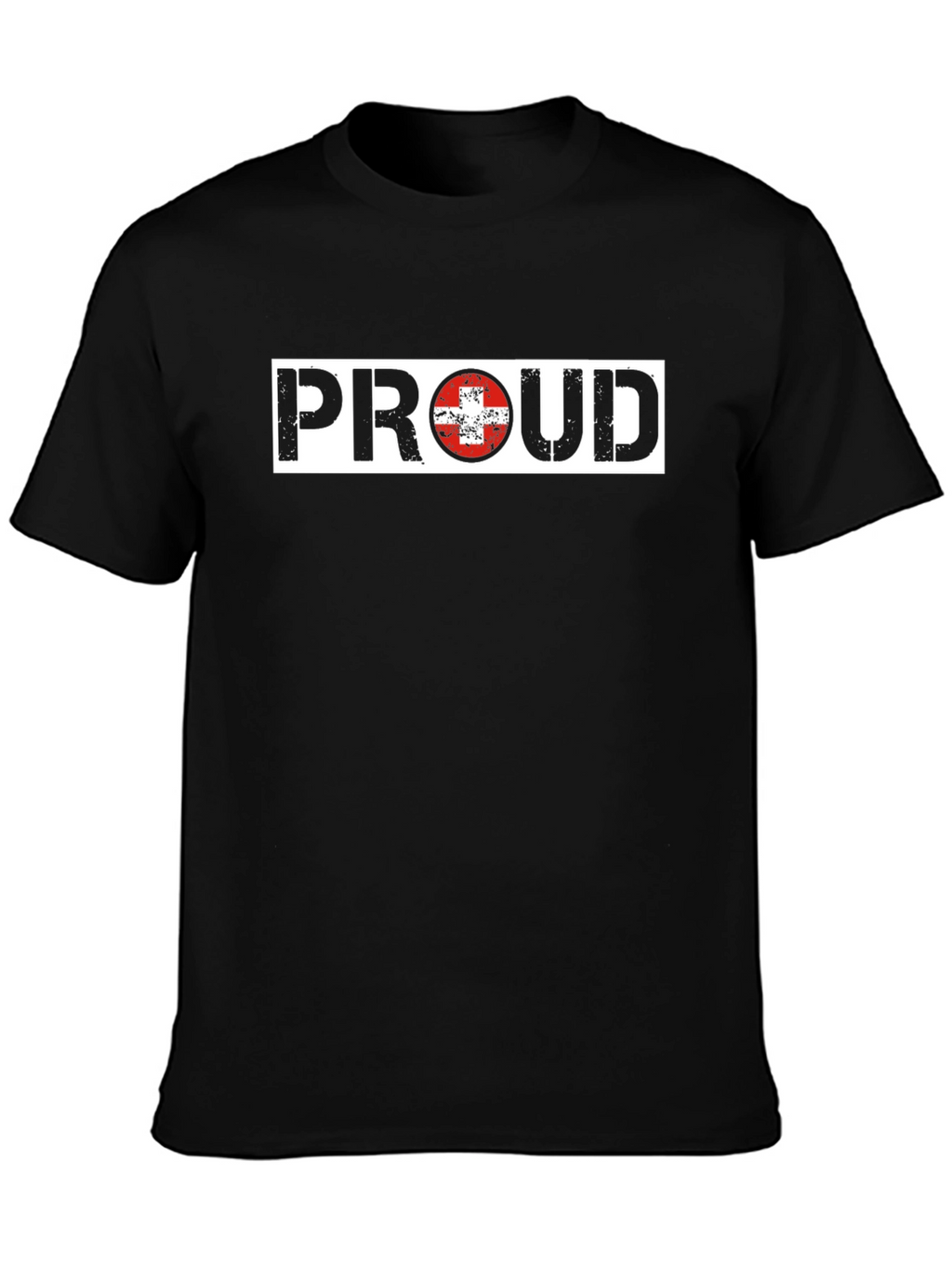 Proud Switzerland Flag Graphic T-Shirt
