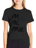 IDK IDC IDGAF Graphic Tee - Mens Black T-Shirt