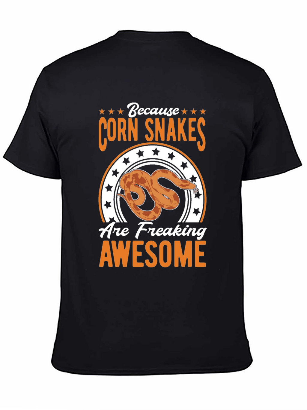 Corn Snakes Are Awesome Black T-Shirt