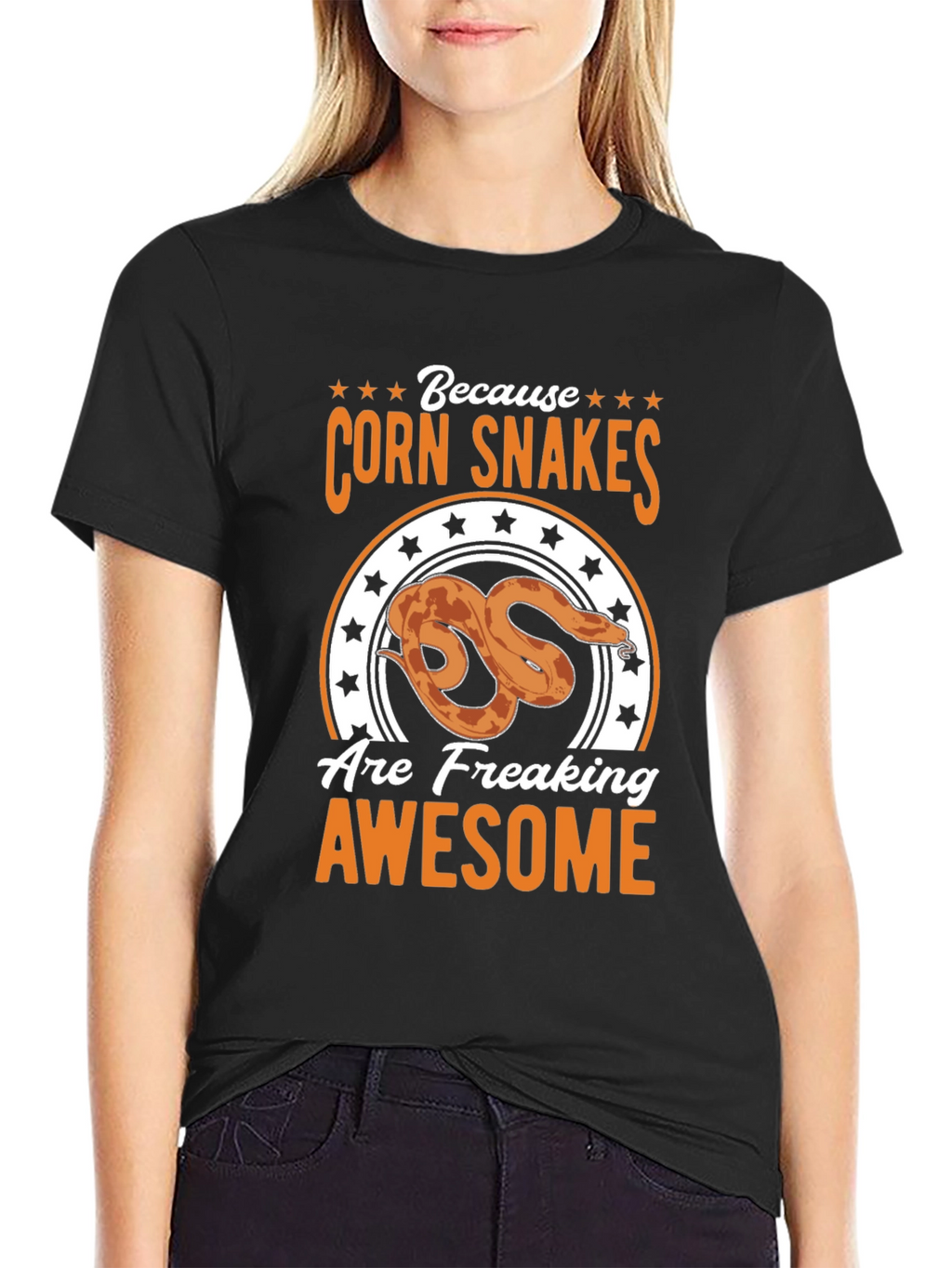 Corn Snakes Are Awesome Black T-Shirt