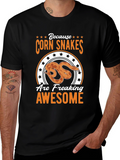 Corn Snakes Are Awesome Black T-Shirt