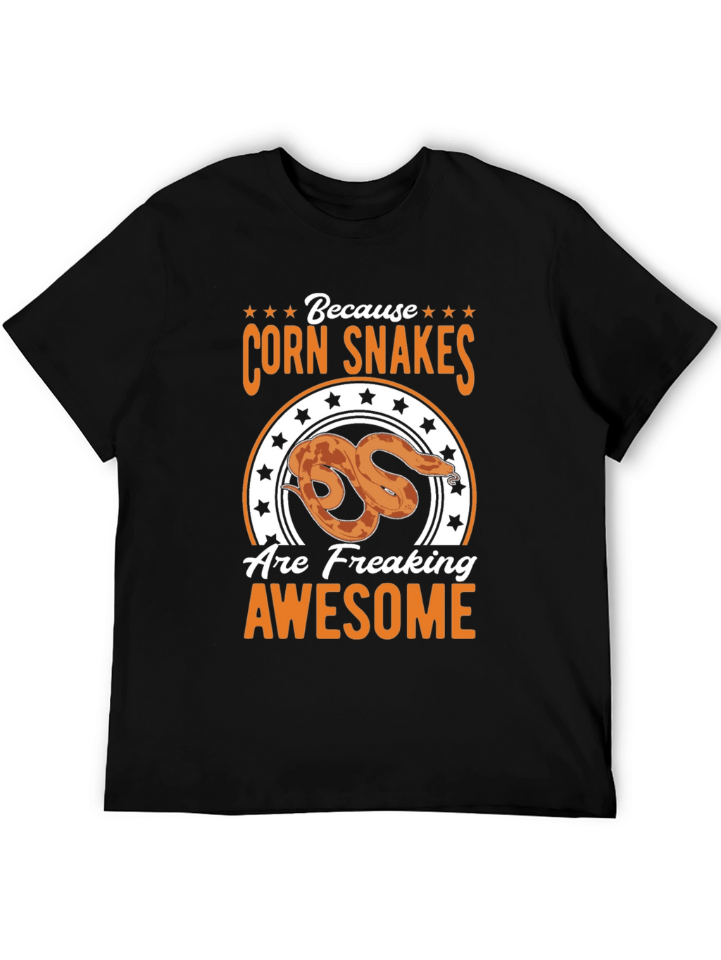 Corn Snakes Are Awesome Black T-Shirt