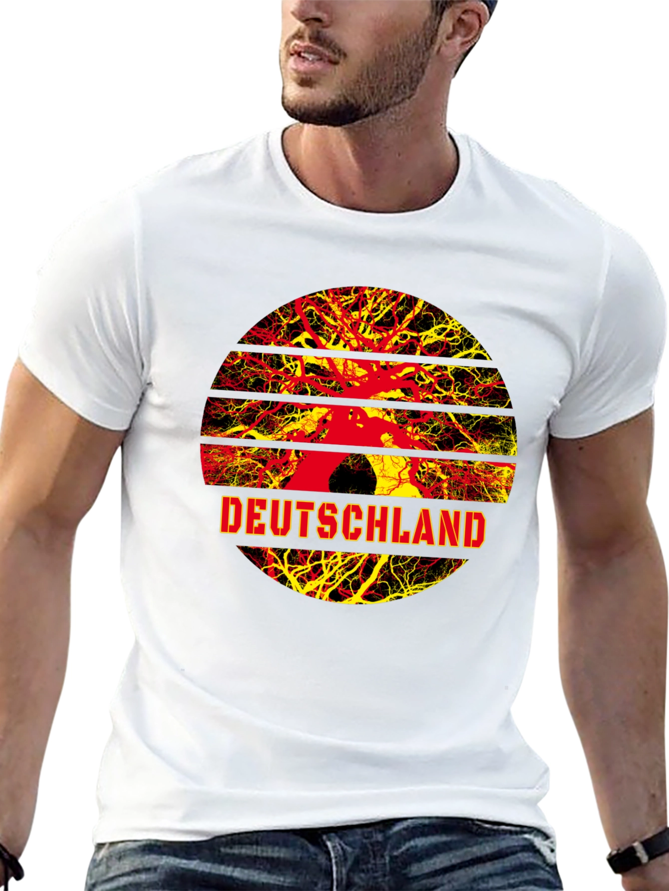 Deutschland Tree Roots Graphic T-Shirt - Germany Pride