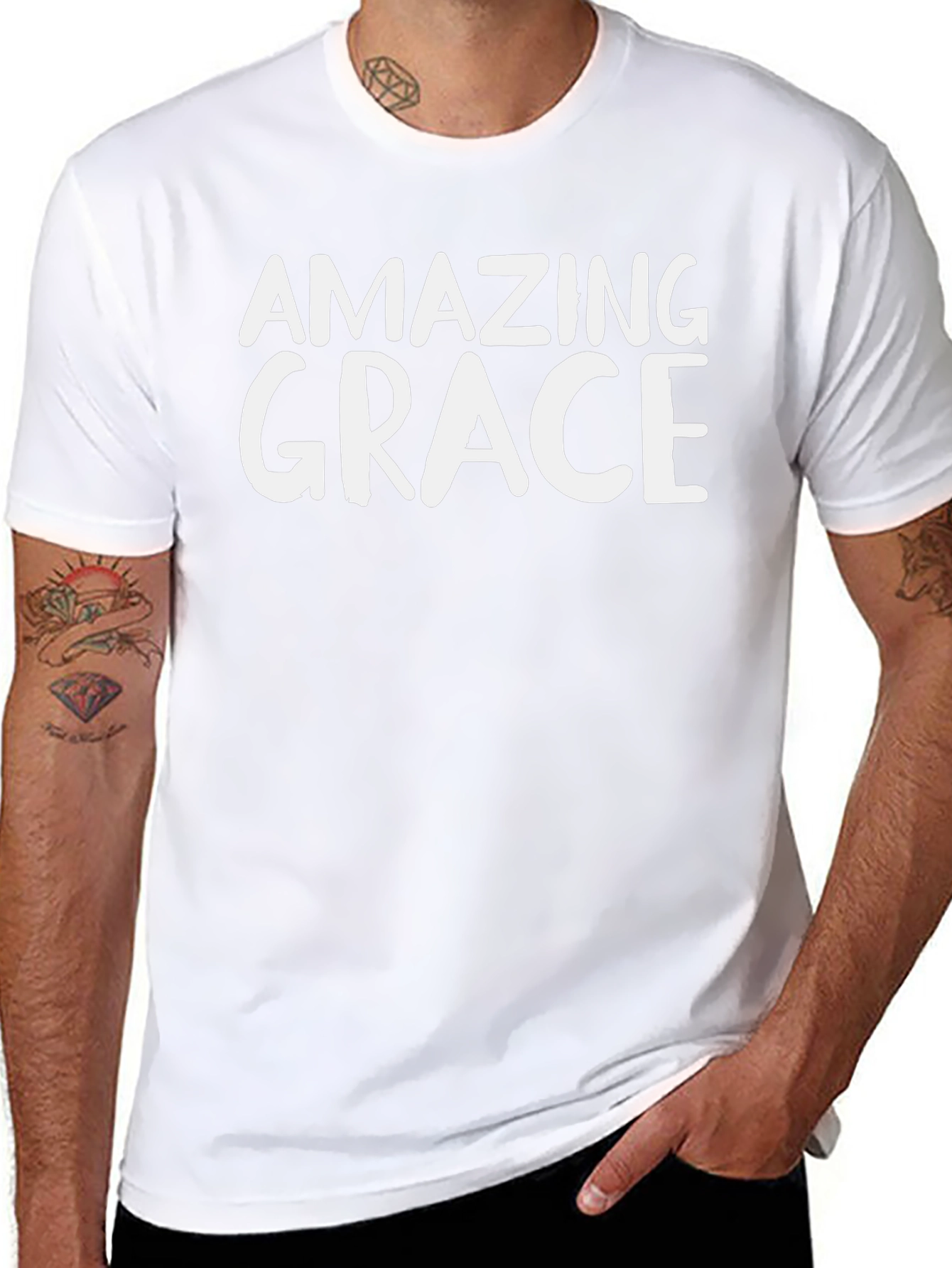Amazing Grace Christian T-Shirt - Religious Apparel