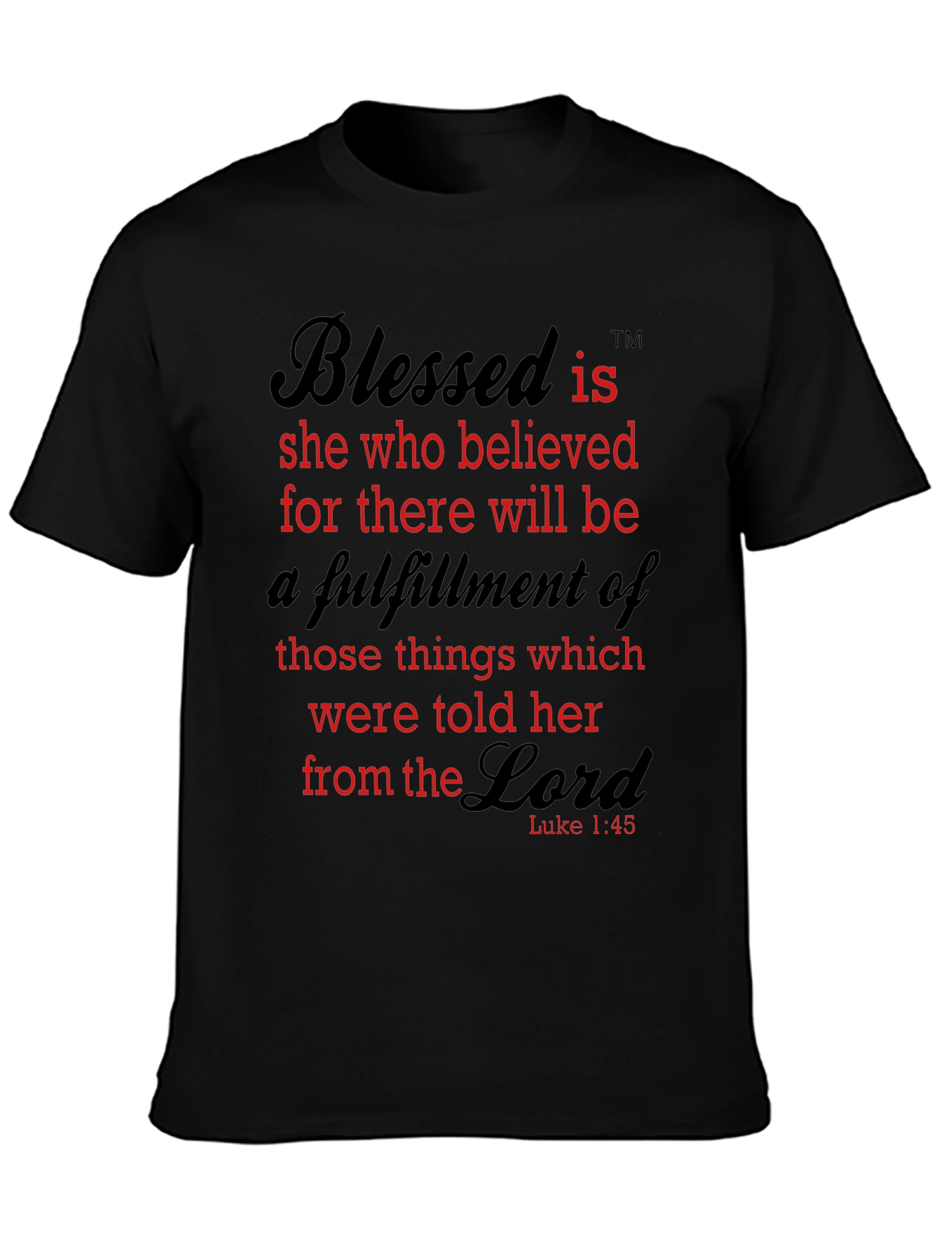 Blessed is She Who Believed T-Shirt