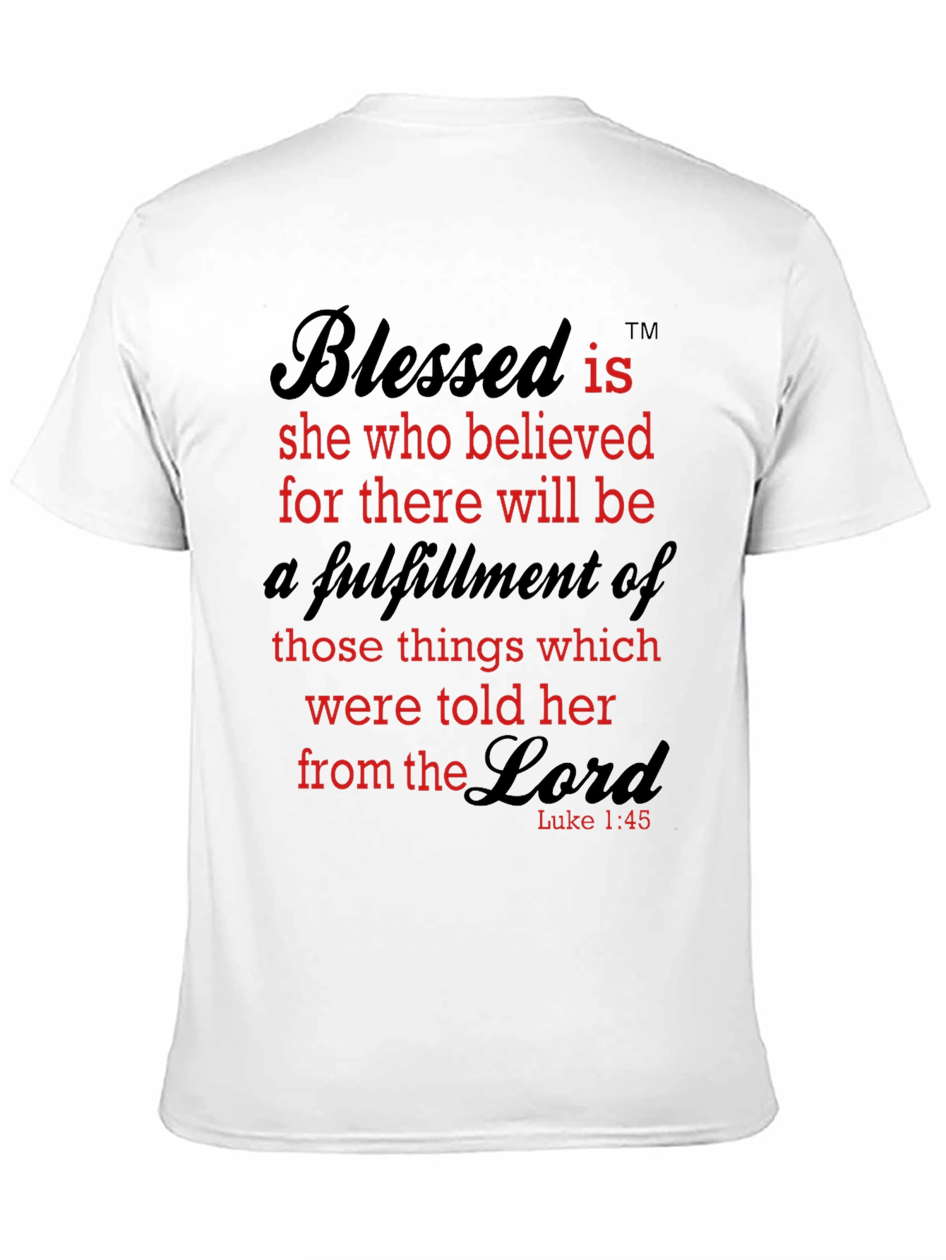 Blessed is She Who Believed T-Shirt